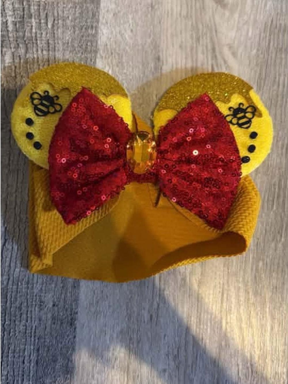 Baby girl Winnie the Pooh ears